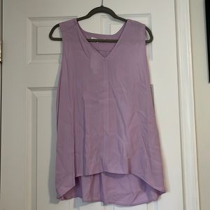 Violet + Claire Sleeveless Purple Blouse
